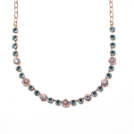 Necklace by Mariana Woman Floral Sapphire Swarovski Crystals