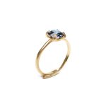 Ring by Mariana Woman Sleek Sapphire Swarovski Crystals - Image 2