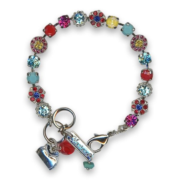 Bracelet by Mariana Woman Radiant Sunshine and Aquamarine Swarovski Crystals