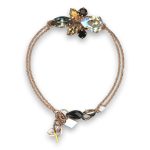 Bracelet by Mariana Woman Alluring Moonlight and Black Diamond Swarovski Crystals