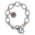 Bracelet by Mariana Woman Gorgeous Siam and Clear Swarovski Crystals - Image 2