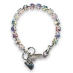 Bracelet by Mariana Woman Lovely Pink and Opal Swarovski Crystals - Image 2