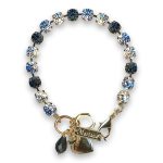 Bracelet by Mariana Woman Alluring Montana and Clear Swarovski Crystals - Image 3