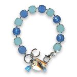 Bracelet by Mariana Woman Elegant Opal Swarovski Crystals