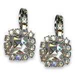 Earrings by Mariana Woman Timeless Moonlight and Clear Swarovski Crystals