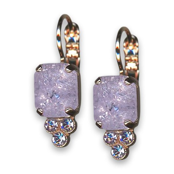 Earrings by Mariana Woman Alluring Violet Ice Swarovski Crystals