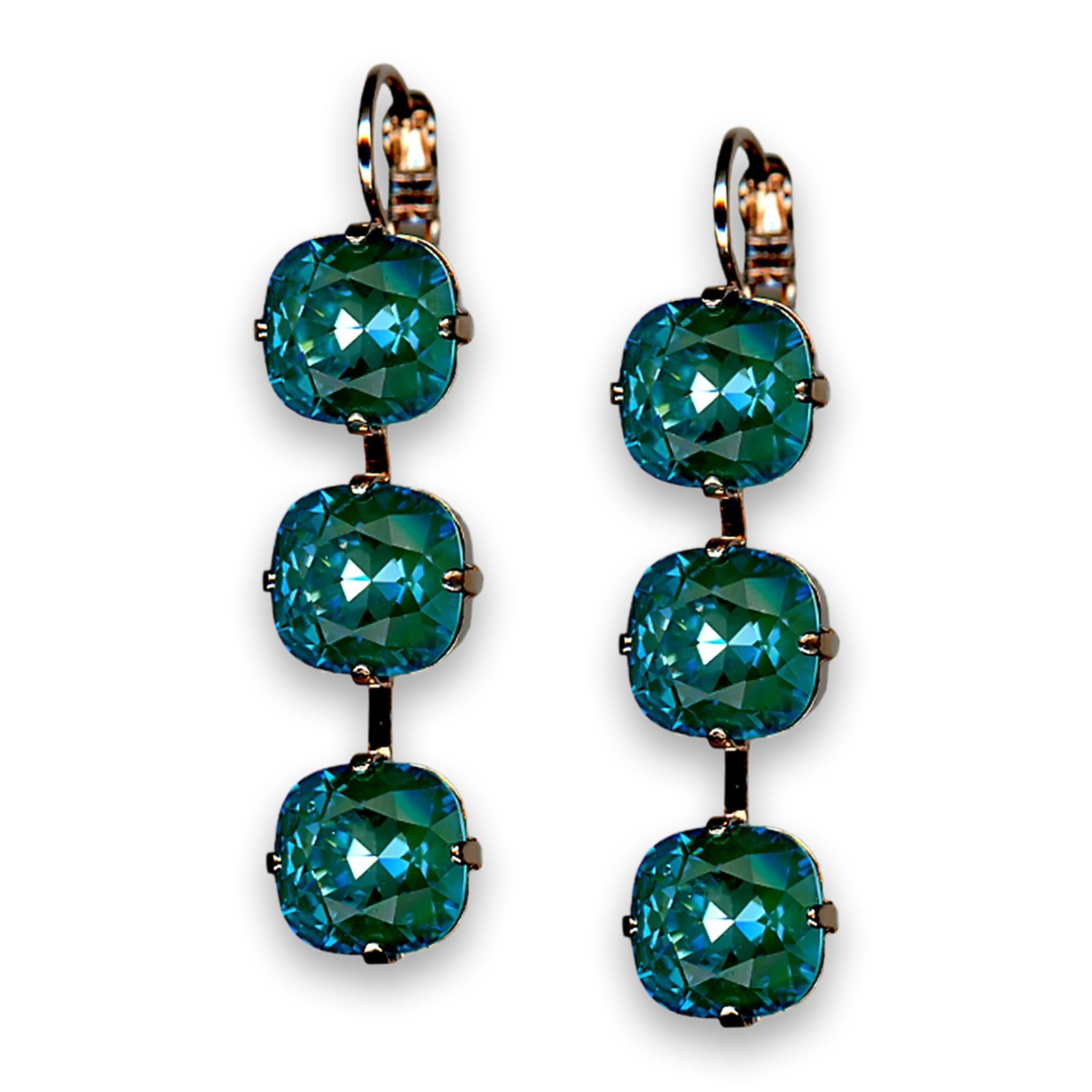 E-1326-15-142142-RG6 (1) Earrings by Mariana Woman Chic Laguna Delite Swarovski Crystals - Image 1