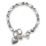 Bracelet by Mariana Woman Glitzy AB and Clear Swarovski Crystals - Image 3