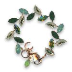 Bracelet by Mariana Woman Elegant Green Swarovski Crystals