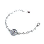 Bracelet by Mariana Woman Gorgeous Pearl and Violet Swarovski Crystals