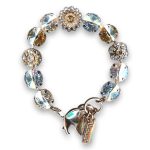 Bracelet by Mariana Woman Timeless Topaz and Moonlight Swarovski Crystals