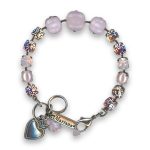Bracelet by Mariana Woman Charming Rose Swarovski Crystals - Image 3