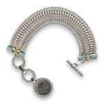 Bracelet by Mariana Woman Exquisite Turquoise and Green Swarovski Crystals - Image 2