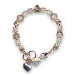 Bracelet by Mariana Woman Lovely Champagne and Pink Swarovski Crystals - Image 3