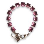 Bracelet by Mariana Woman Beautiful Rose Swarovski Crystals - Image 3