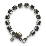 Bracelet by Mariana Woman Exquisite Black Diamond Swarovski Crystals - Image 2