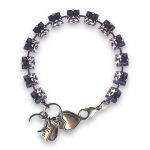 Bracelet by Mariana Woman Precious Violet Swarovski Crystals - Image 3