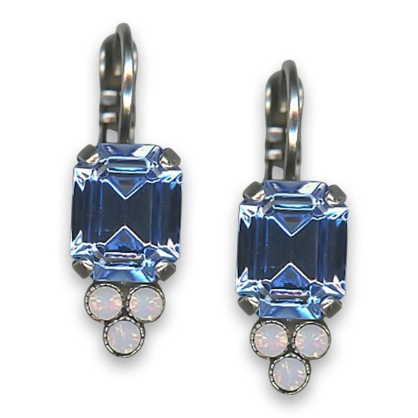 Earrings by Mariana Woman Charming Sapphire and Opal Swarovski Crystals