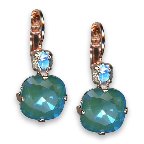 Earrings by Mariana Woman Elegant Laguna and Clear Swarovski Crystals