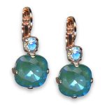 Earrings by Mariana Woman Elegant Laguna and Clear Swarovski Crystals - Image 2