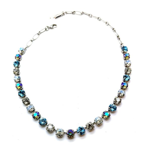 Necklace by Mariana Woman Gorgeous Aquamarine and AB Swarovski Crystals