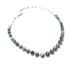 Necklace by Mariana Woman Gorgeous Aquamarine and AB Swarovski Crystals - Image 3