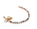 Bracelet by Mariana Woman Gorgeous Pink and Topaz Swarovski Crystals-RG - Image 3