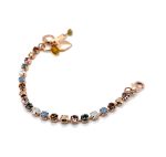 Bracelet by Mariana Woman Gorgeous Pink and Topaz Swarovski Crystals-RG - Image 2