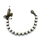 Bracelet by Mariana Child Size Timeless Cream Pearl Swarovski Crystals