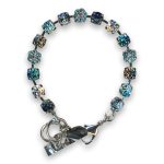 Bracelet by Mariana Woman Fab Montana and Aquamarine Swarovski Crystals