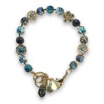 Bracelet by Mariana Woman Gorgeous Montana and Indicolite Swarovski Crystals