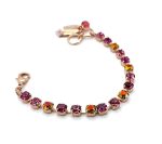 Bracelet by Mariana Woman Lovely Rose and Astral Pink Swarovski Crystals - Image 3