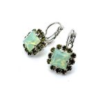 Earrings by Mariana Woman Charming Chrysolite and Khaki Swarovski Crystals - Image 2