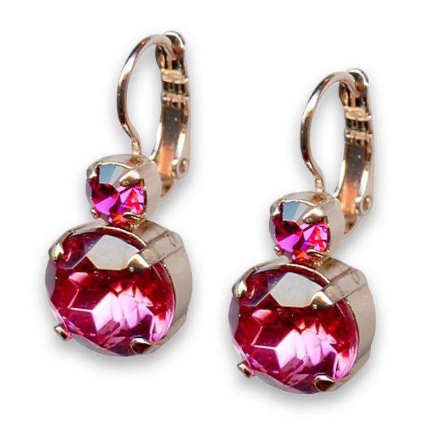 Earrings by Mariana Woman Charming Rose Swarovski Crystals