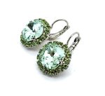 Earrings by Mariana Woman Exquisite Chrysolite and Peridot Swarovski Crystals - Image 2