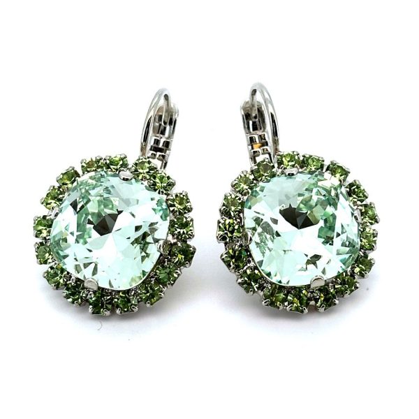 Earrings by Mariana Woman Exquisite Chrysolite and Peridot Swarovski Crystals