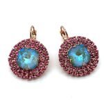 Earrings by Mariana Woman Beautiful Rose and Laguna Delite Swarovski Crystals