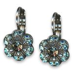 Earrings by Mariana Woman Chic Aquamarine Swarovski Crystals