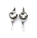 Earrings by Mariana Woman Dangling Clear and Opal Swarovski Crystals