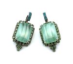 Earrings by Mariana Woman Alluring Opal and Peridot Swarovski Crystals