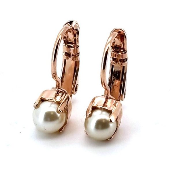 Earrings by Mariana Woman Timeless Pearl Swarovski Crystals