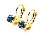 Earrings by Mariana Woman Precious Sapphire Swarovski Crystals - Image 2