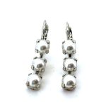 Earrings by Mariana Woman Opulent Pearl Swarovski Crystals