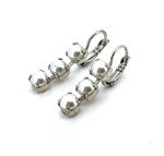 Earrings by Mariana Woman Opulent Pearl Swarovski Crystals - Image 2