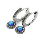 Earrings by Mariana Woman Exquisite Lavender and Clear Swarovski Crystals