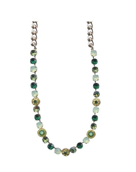 Necklace By Mariana Woman Elegant Emerald, Chrysolite and Jonquil Swarovski Crystals
