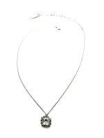Necklace Pendant by Mariana Woman Exquisite Clear and Black Diamond Swarovski Crystals - Image 3