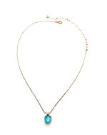 Necklace Pendant by Mariana Woman Heart Shaped Aqua Swarovski Crystals - Image 2