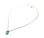 Necklace Pendant by Mariana Woman Heart Shaped Aqua Swarovski Crystals - Image 3