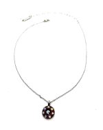 Necklace Pendant by Mariana Woman Precious Ruby and AB Swarovski Crystals - Image 2
